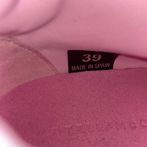 BRAND NEW Stella McCartney Pink/Red Sneakers Size 39 - Picture 4 of 4